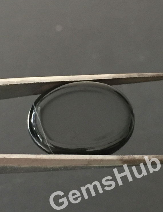 Natural Certified Sulemani Black Hakik Stone, 16.7